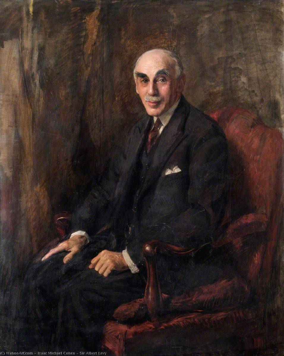 Order Paintings Reproductions Sir Albert Levy, 1932 by Isaac Michael Cohen (1884-1951) | ArtsDot.com