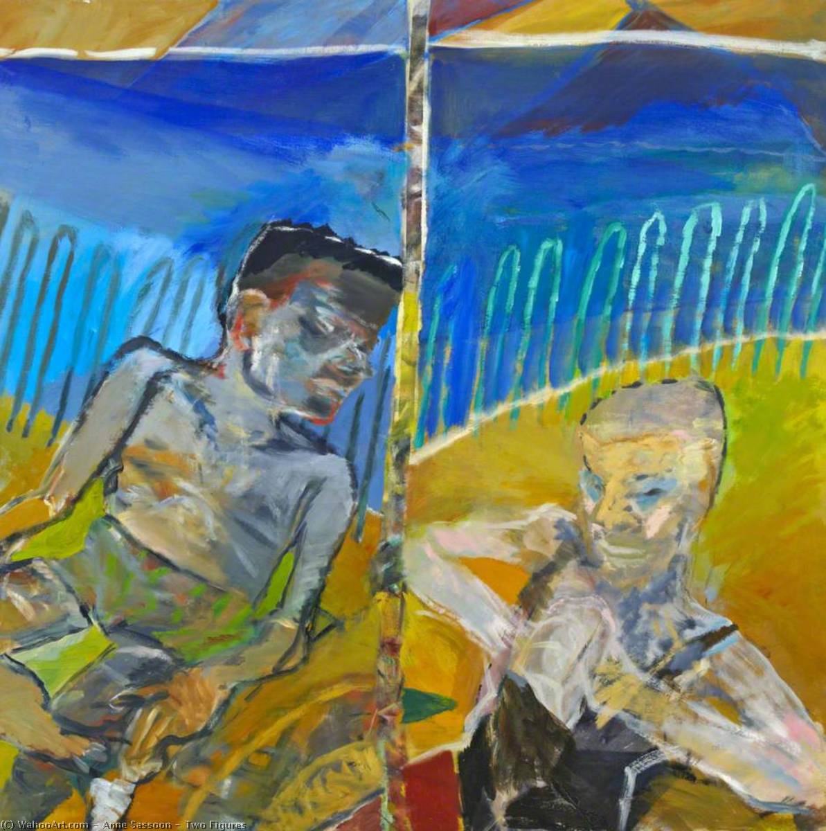 Two Figures by Anne Sassoon Anne Sassoon | ArtsDot.com