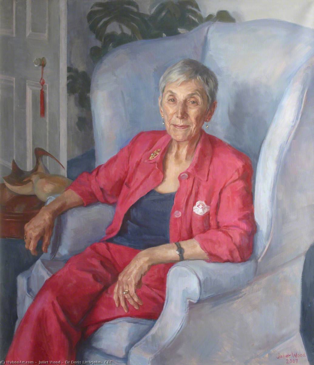 Dr Doris Littlejohn, CBE, 2007 by Juliet Wood Juliet Wood | ArtsDot.com