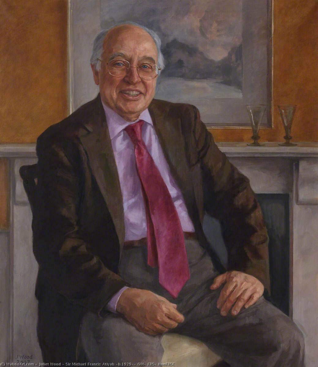 Sir Michael Francis Atiyah (b.1929), OM, FRS, HonFRSE, 2007 by Juliet Wood Juliet Wood | ArtsDot.com