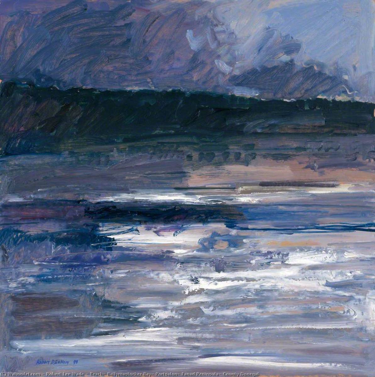 Beach, Ballymastocker Bay, Portsalon, Fanad Peninsula, County Donegal by Robert Lee Wade Robert Lee Wade | ArtsDot.com