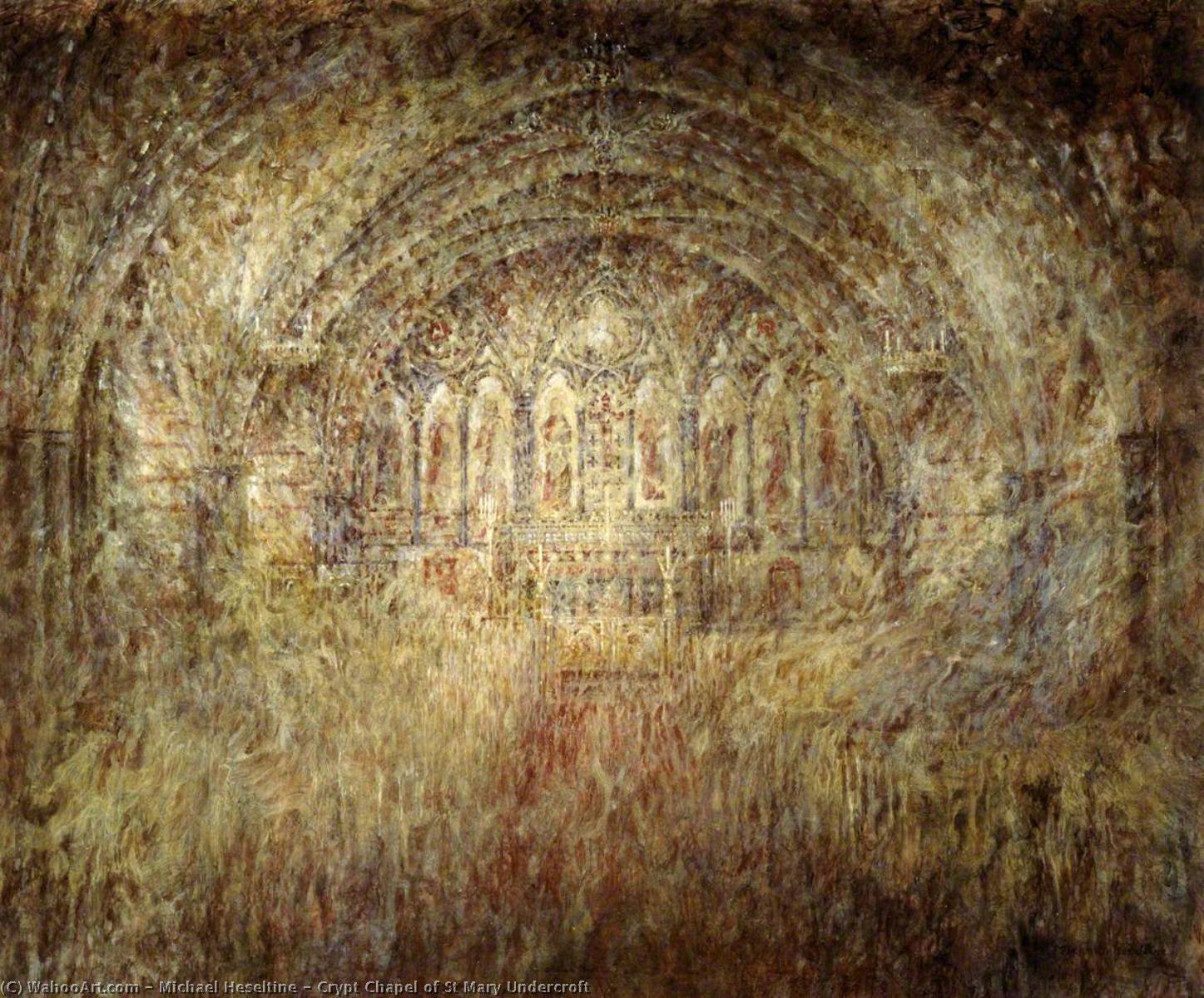 Crypt Chapel of St Mary Undercroft, 1997 by Michael Heseltine Michael Heseltine | ArtsDot.com