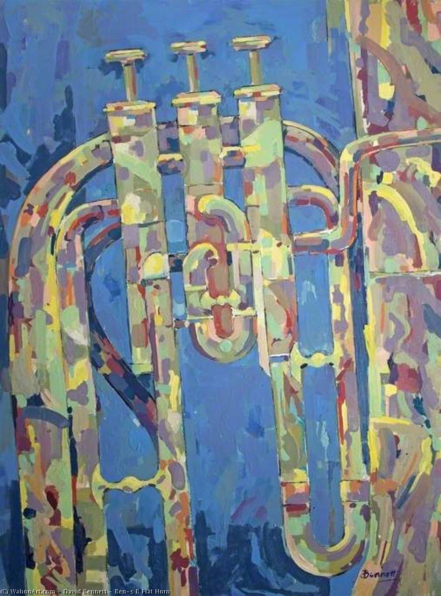 Ben`s B Flat Horn, 2001 by David Bennett David Bennett | ArtsDot.com