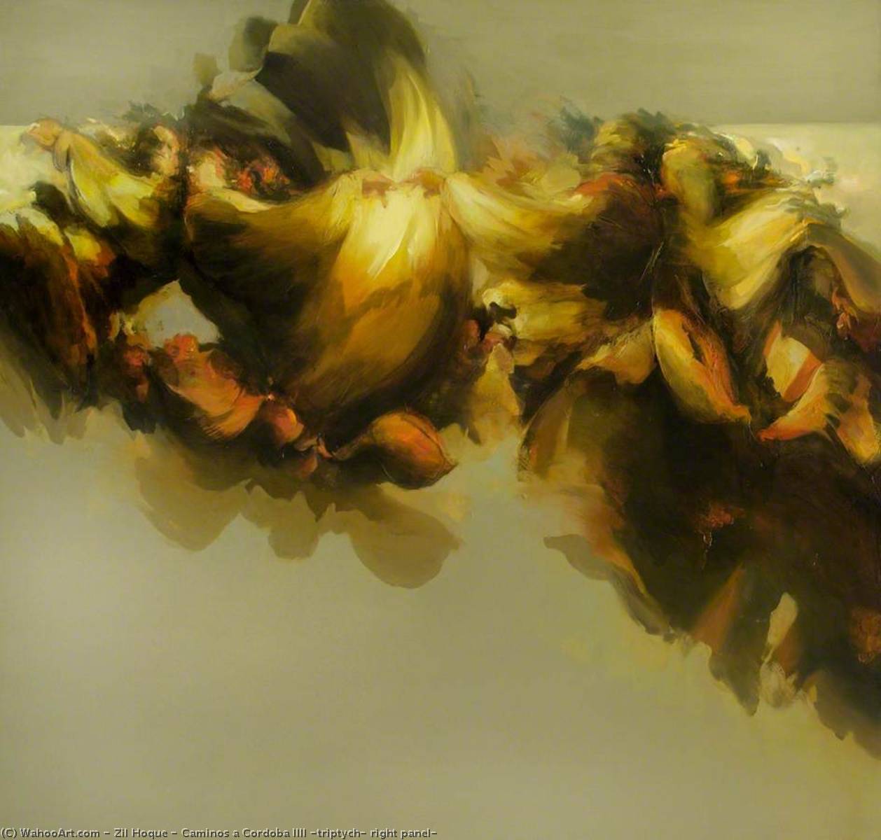 Caminos a Cordoba IIII (triptych, right panel), 2002 by Zil Hoque Zil Hoque | ArtsDot.com