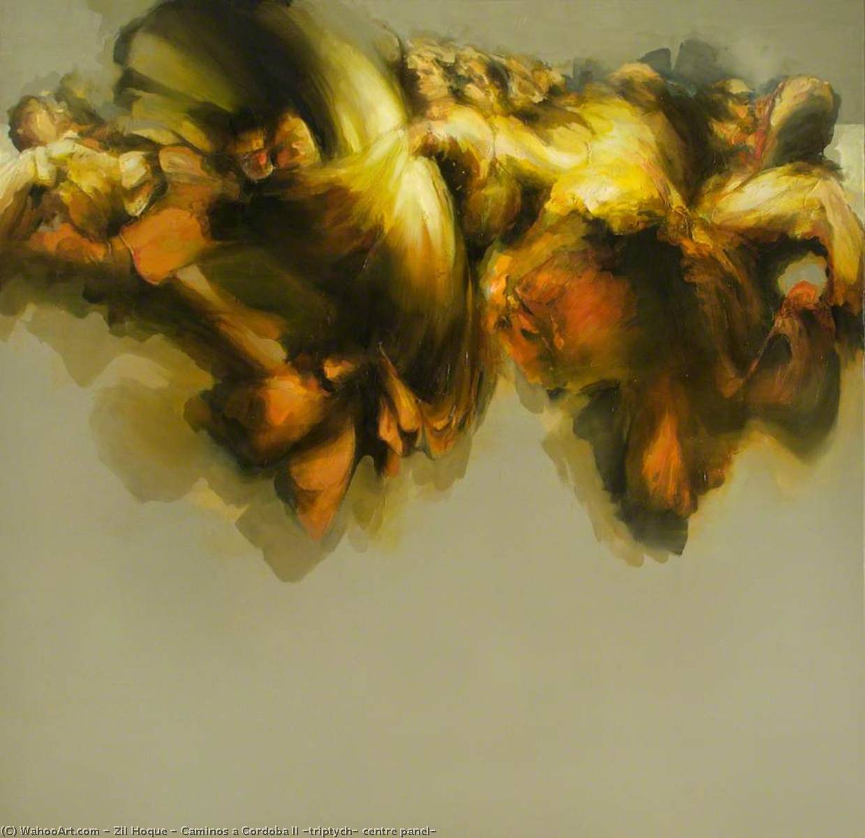 Caminos a Cordoba II (triptych, centre panel), 2002 by Zil Hoque Zil Hoque | ArtsDot.com