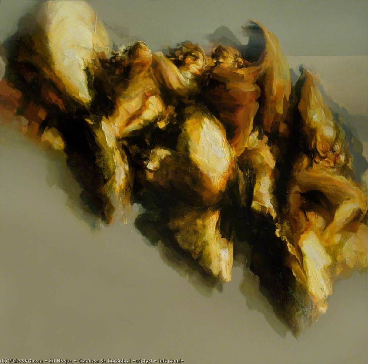 Caminos de Cordoba I (triptych, left panel), 2003 by Zil Hoque Zil Hoque | ArtsDot.com