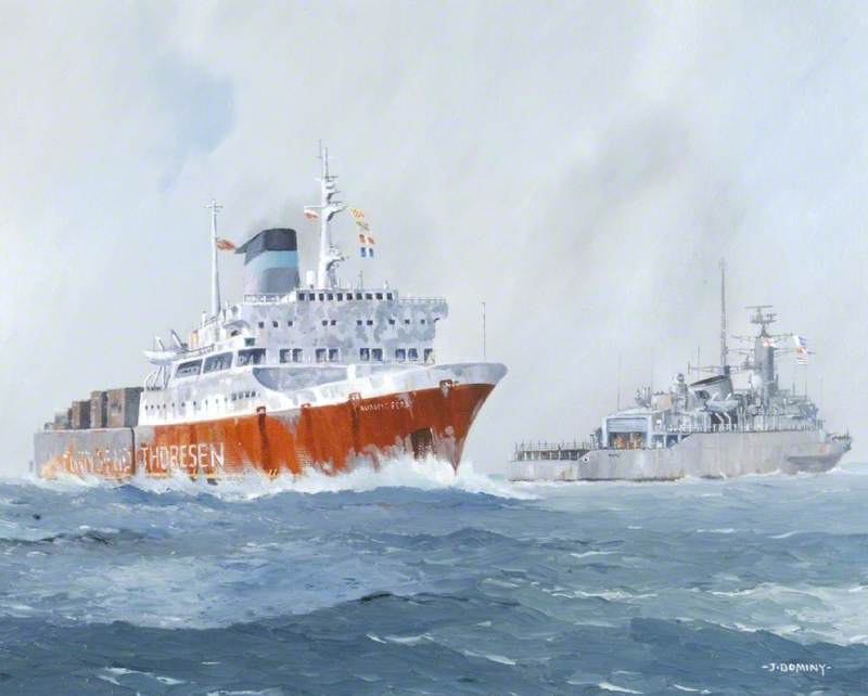 `The Europic` Ferry by John Rowan Dominy John Rowan Dominy | ArtsDot.com