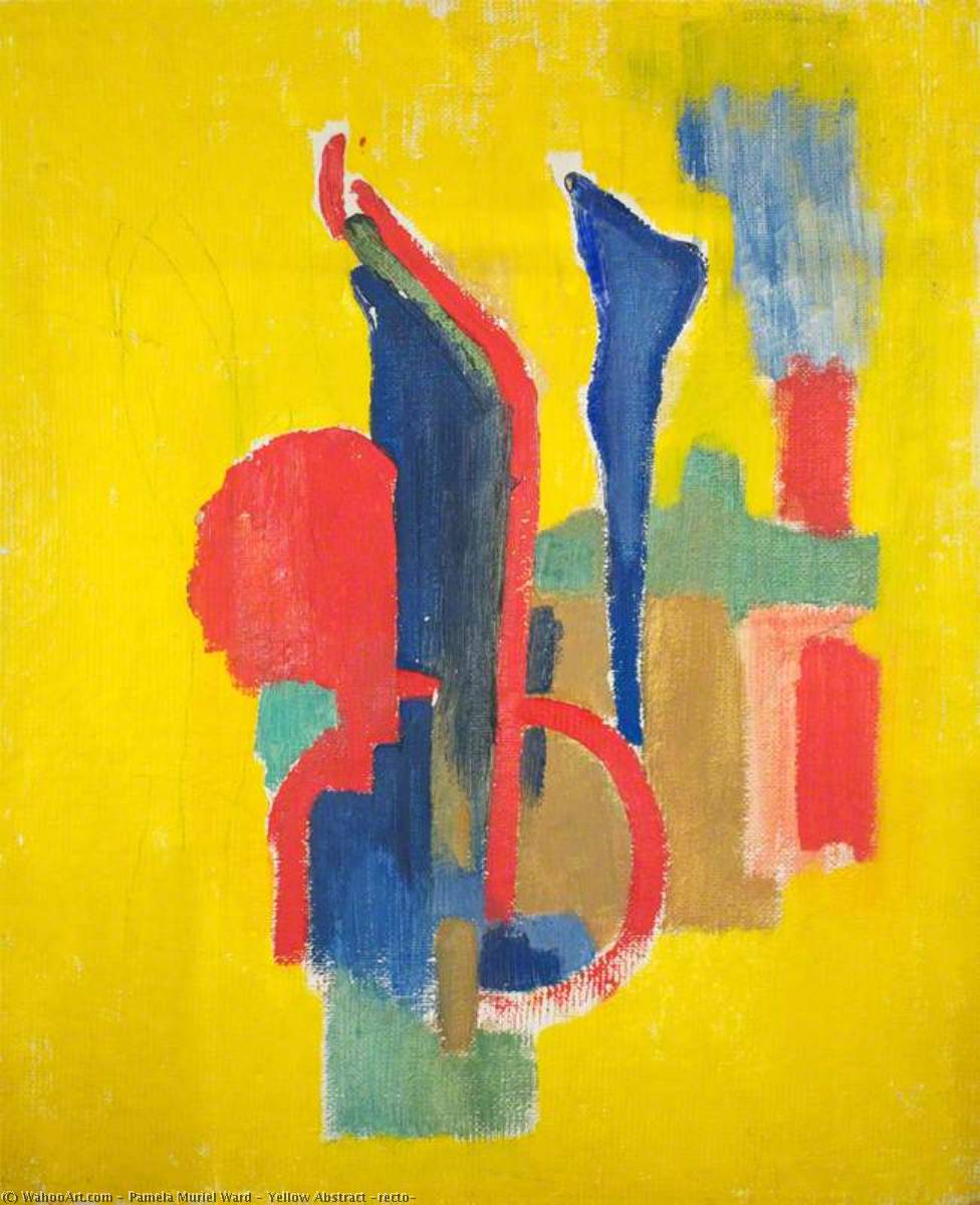 Yellow Abstract (recto) by Pamela Muriel Ward (1908-1994) Pamela Muriel Ward | ArtsDot.com