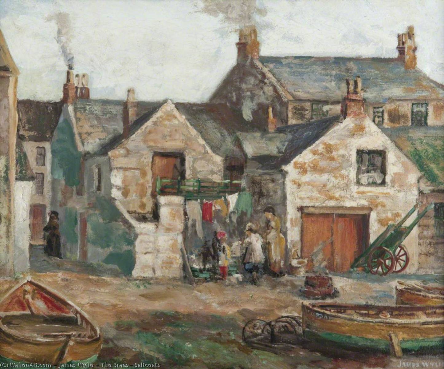 The Braes, Saltcoats by James Wylie (1865-1960) James Wylie | ArtsDot.com