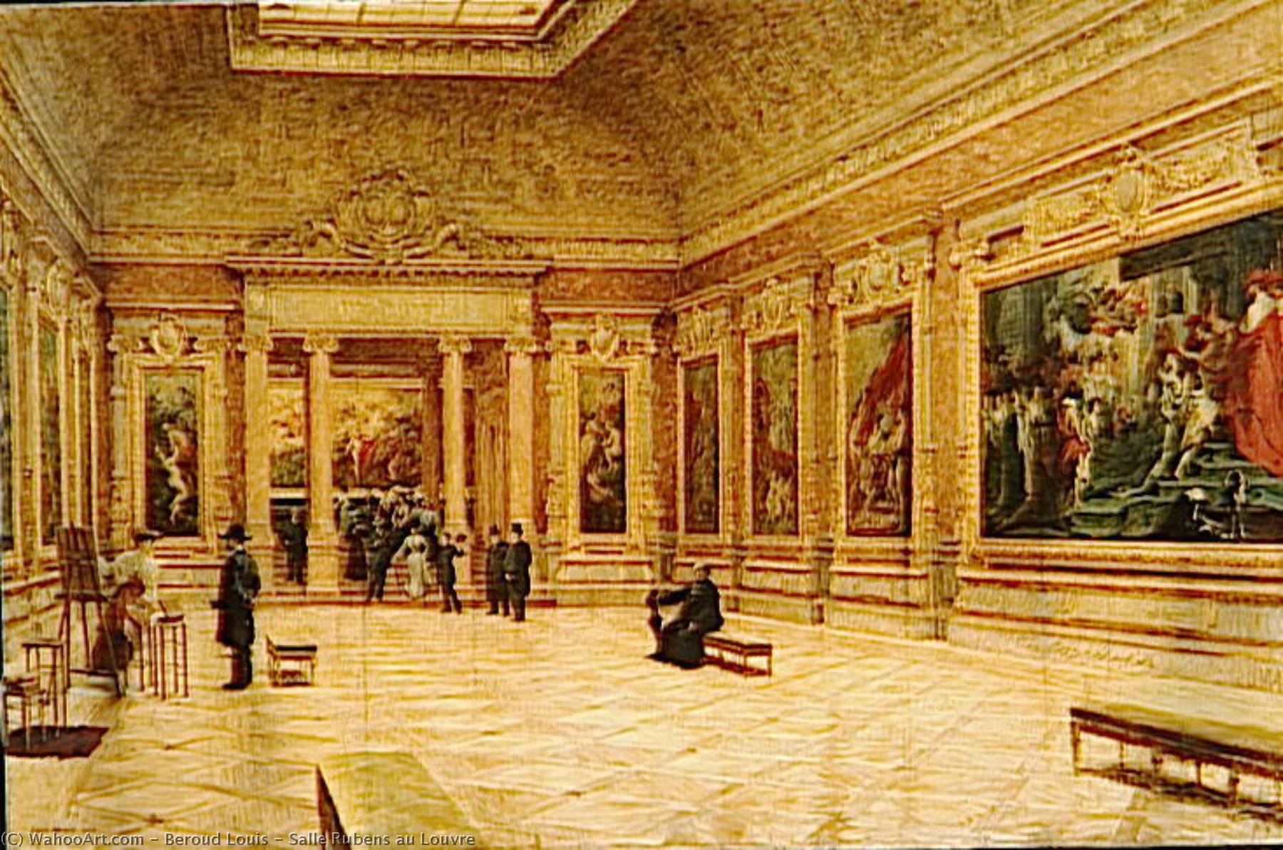 Order Art Reproductions Salle Rubens au Louvre by Louis Beroud (1852-1930, France) | ArtsDot.com