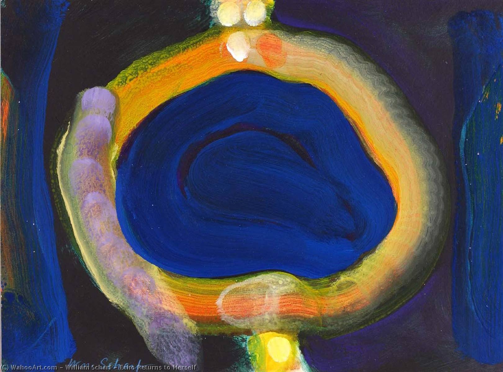 Echo Returns to Herself, 1983 by William Scharf (1927-2018) William Scharf | ArtsDot.com