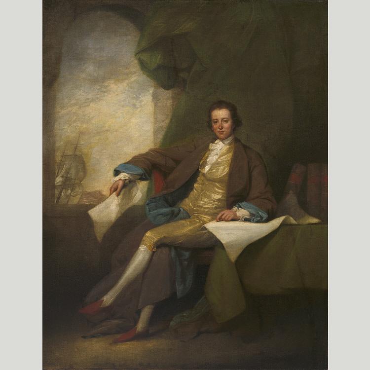Buy Museum Art Reproductions Samuel Blodget, 1784 by John Trumbull (1756-1843, United Kingdom) | ArtsDot.com