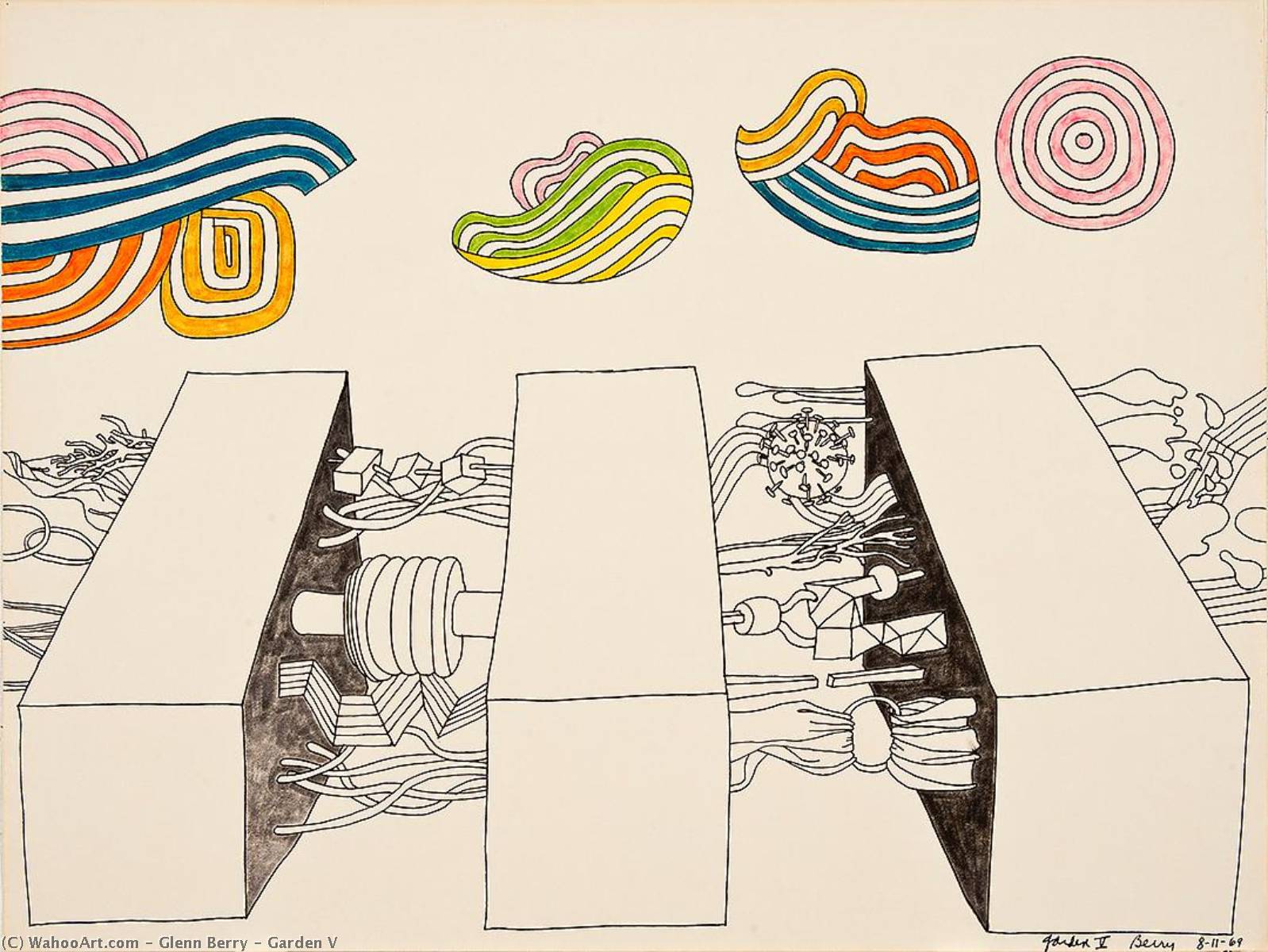 Garden V, 1969 by Glenn Berry Glenn Berry | ArtsDot.com