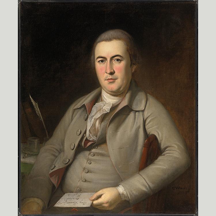 Order Art Reproductions Benjamin Harrison, Jr, 1783 by Charles Willson Peale (1741-1827, United Kingdom) | ArtsDot.com