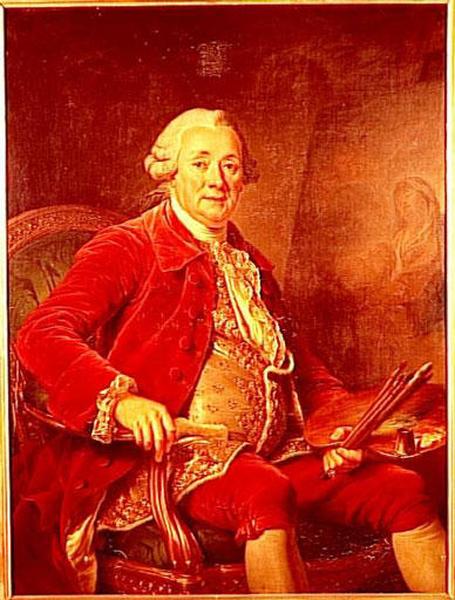Order Paintings Reproductions CHARLES AMEDEE PHILIPPE VAN LOO (1719 1795) by Adélaide Labille Guiard | ArtsDot.com