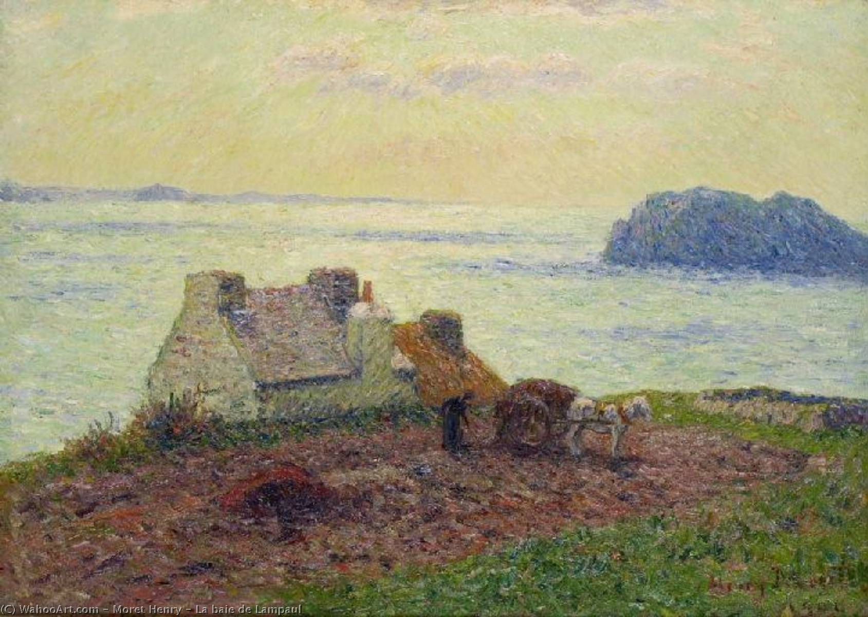 Ordinare Riproduzioni D'arte La baie de Lampaul di Moret Henry (1856-1913) | ArtsDot.com