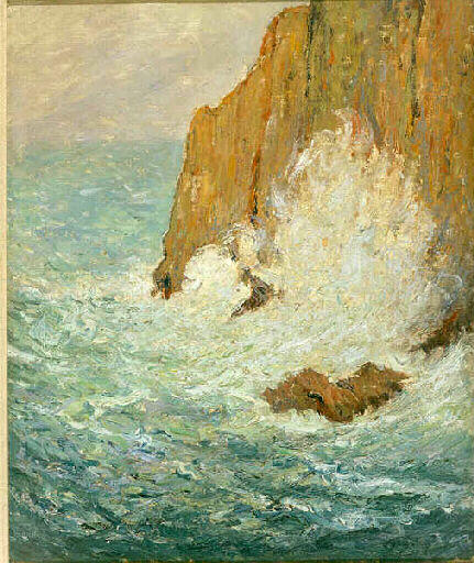 Order Oil Painting Replica Grosse mer by Maxime Emile Louis Maufra (1861-1918) | ArtsDot.com