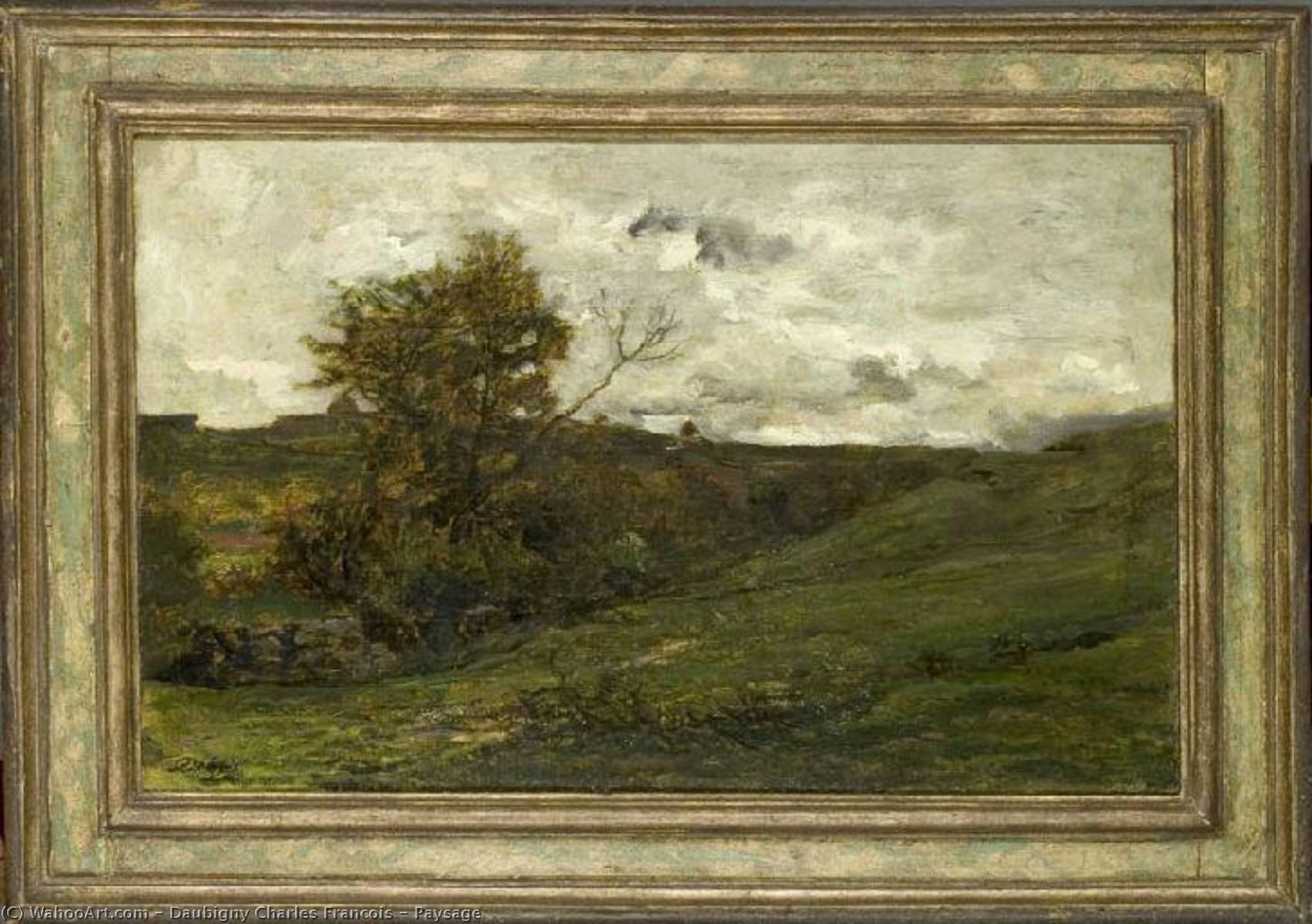 Buy Museum Art Reproductions Paysage by Charles François Daubigny (1817-1878, France) | ArtsDot.com