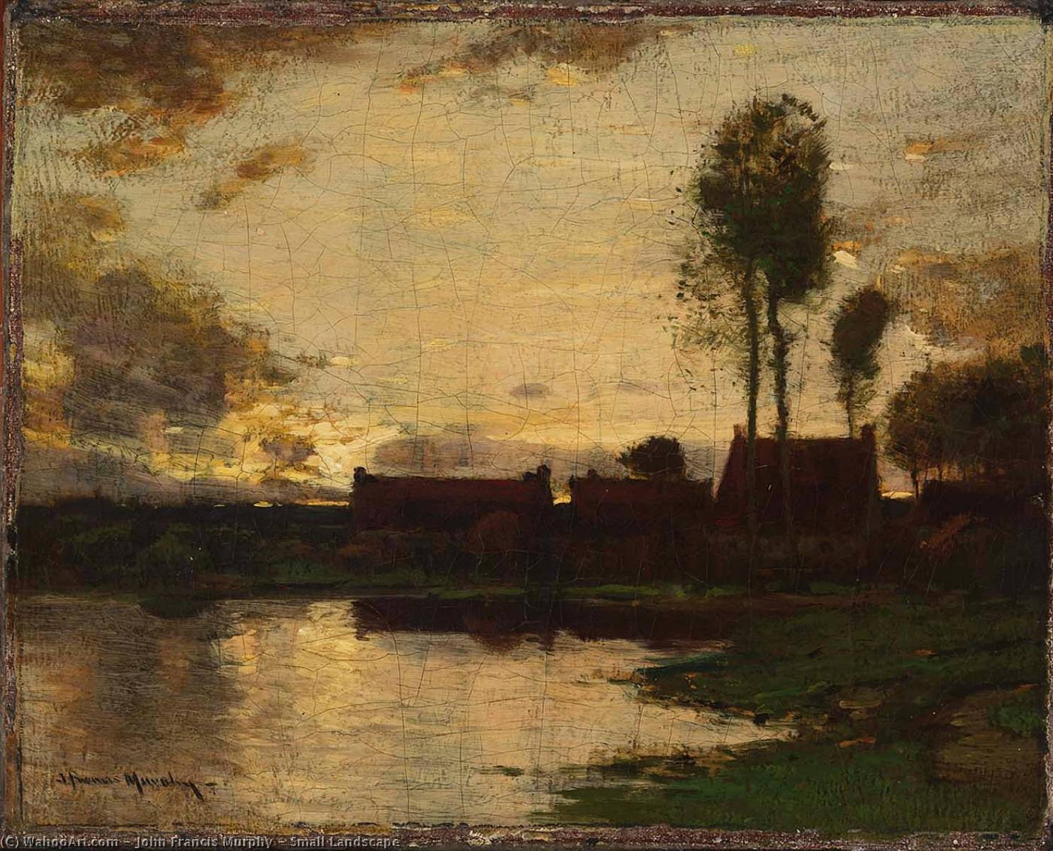 Order Paintings Reproductions Small Landscape, 1890 by John Francis Murphy (1853-1921, United States) | ArtsDot.com