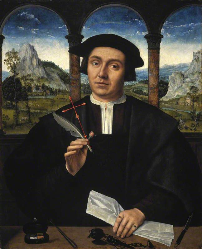 Portrait of a Man, 1520 by Quinten Massys Quinten Massys | ArtsDot.com