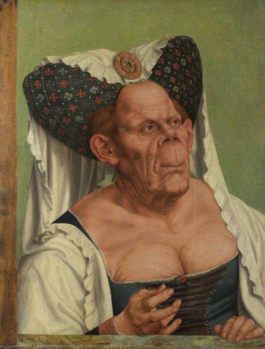 An Old Woman (`The Ugly Duchess`), 1513 by Quinten Massys Quinten Massys | ArtsDot.com