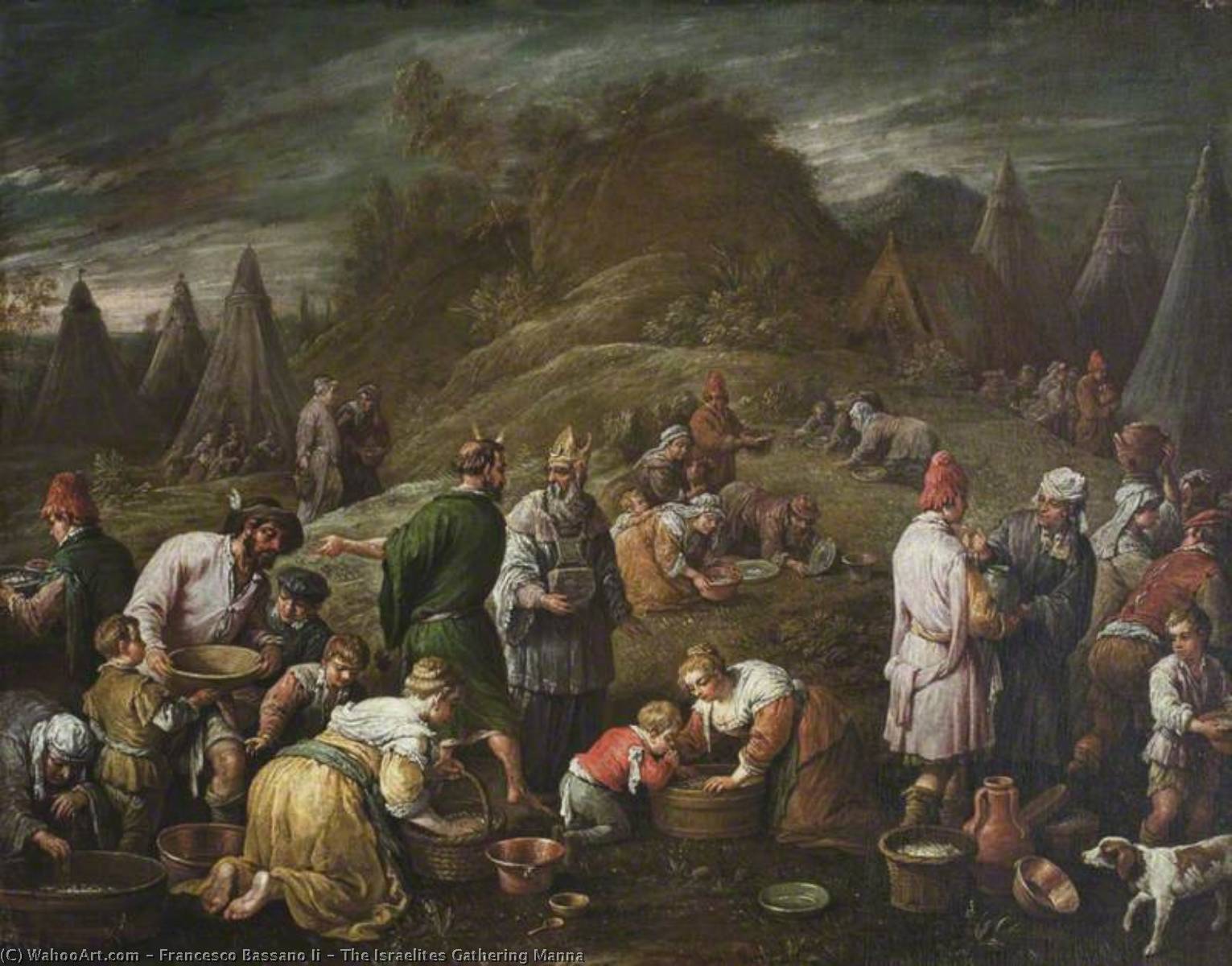 The Israelites Gathering Manna, 1590 by Francesco Bassano Ii Francesco Bassano Ii | ArtsDot.com
