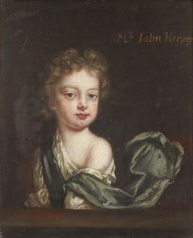 Lord John Hervey (1696–1743), 2nd Baron Hervey of Ickworth, PC, MP, as a Child, 1700 by Joseph Brook Joseph Brook | ArtsDot.com