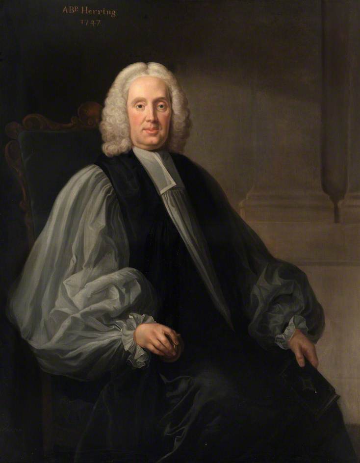 Thomas Herring (1693–1757), Archbishop of Canterbury, 1747 by Joseph Samuel Webster Joseph Samuel Webster | ArtsDot.com