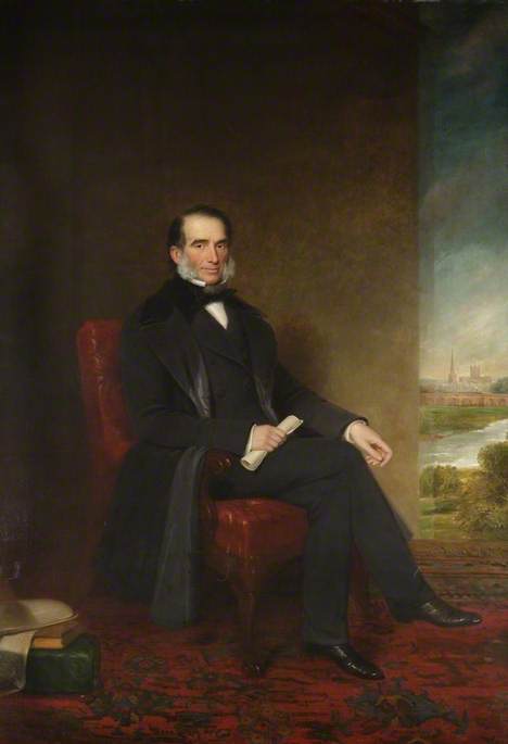 Order Art Reproductions Richard Padmore, Mayor of Worcester (1848–1849 1852–1853), 1859 by Solomon Cole (1806-1893) | ArtsDot.com