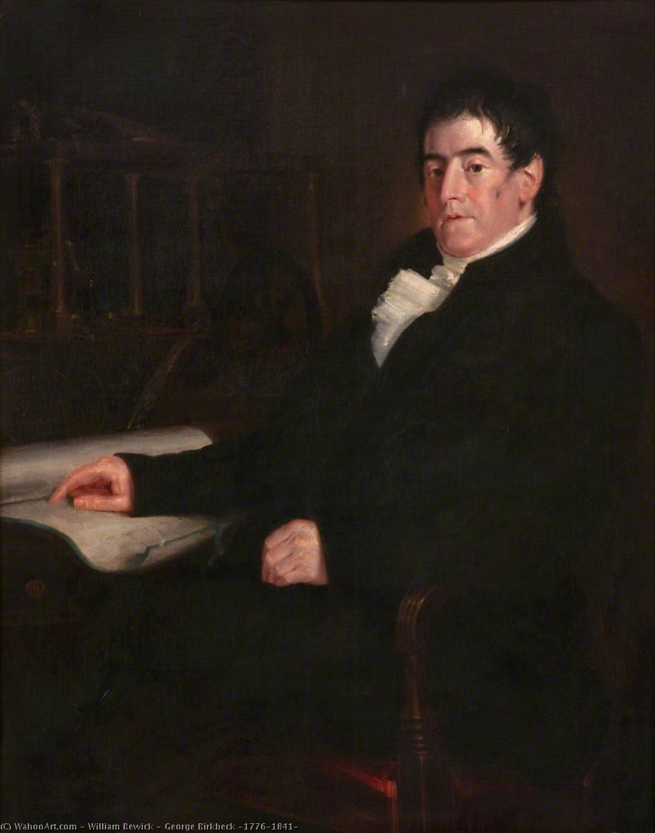 George Birkbeck (1776–1841), 1823 by William Bewick William Bewick | ArtsDot.com