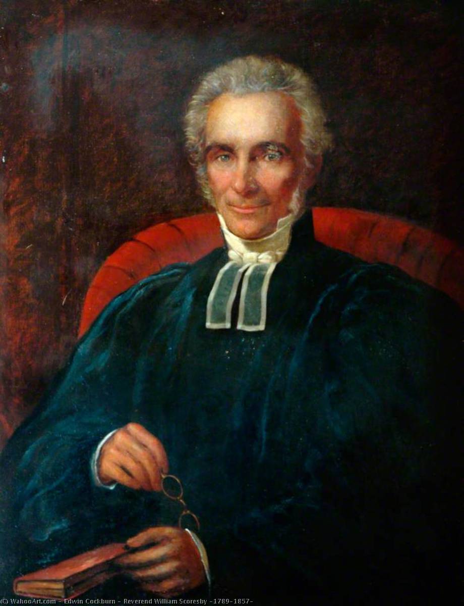 Order Art Reproductions Reverend William Scoresby (1789–1857) by Edwin Cockburn (1814-1873) | ArtsDot.com