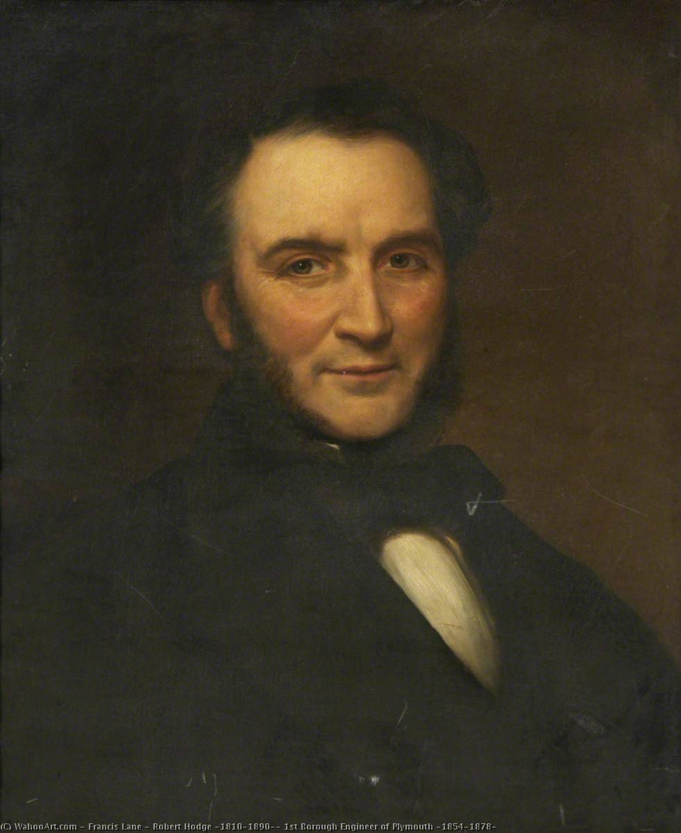 Robert Hodge (1810–1890), 1st Borough Engineer of Plymouth (1854–1878), 1864 by Francis Lane Francis Lane | ArtsDot.com