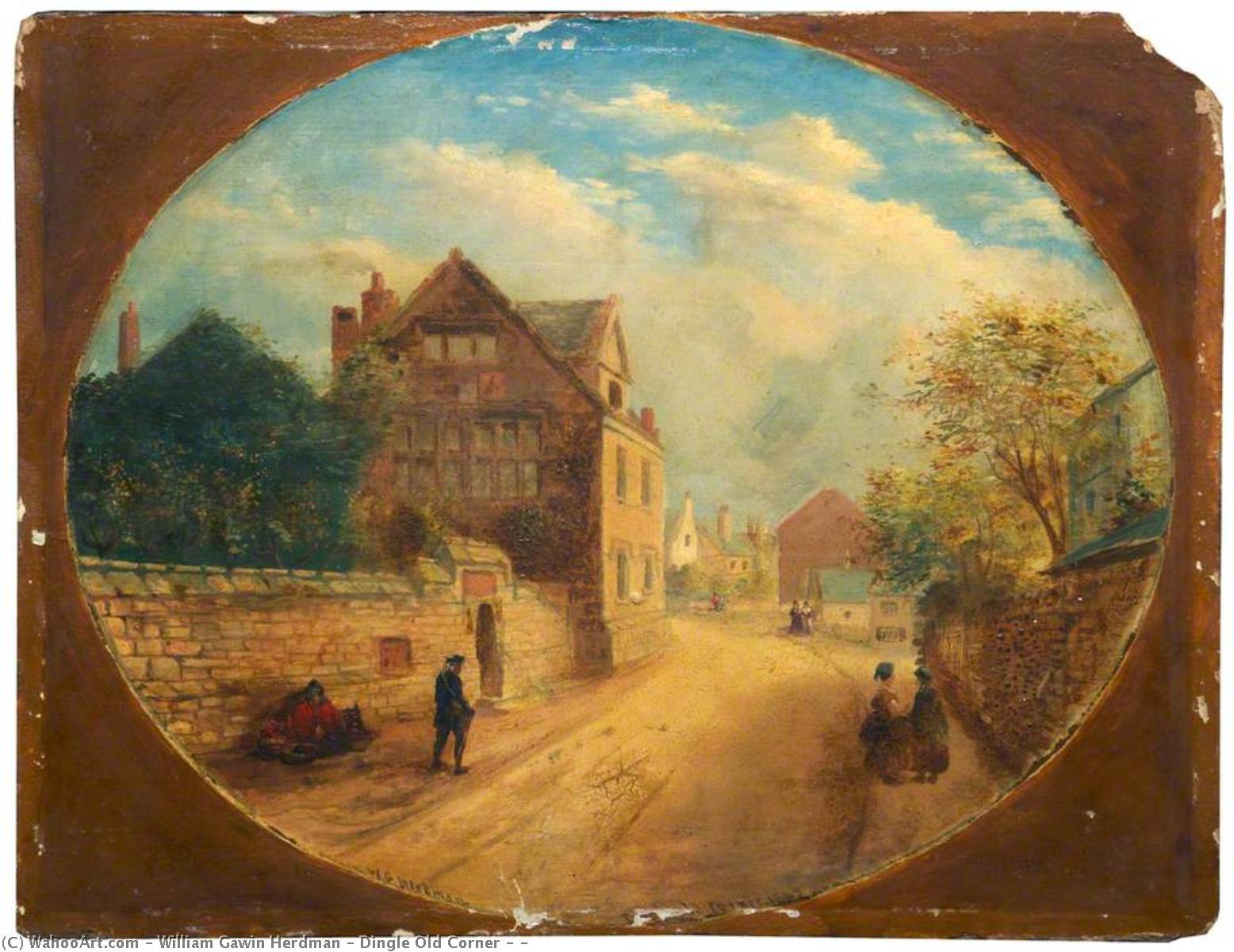 Dingle Old Corner ( ), 1845 by William Gawin Herdman William Gawin Herdman | ArtsDot.com