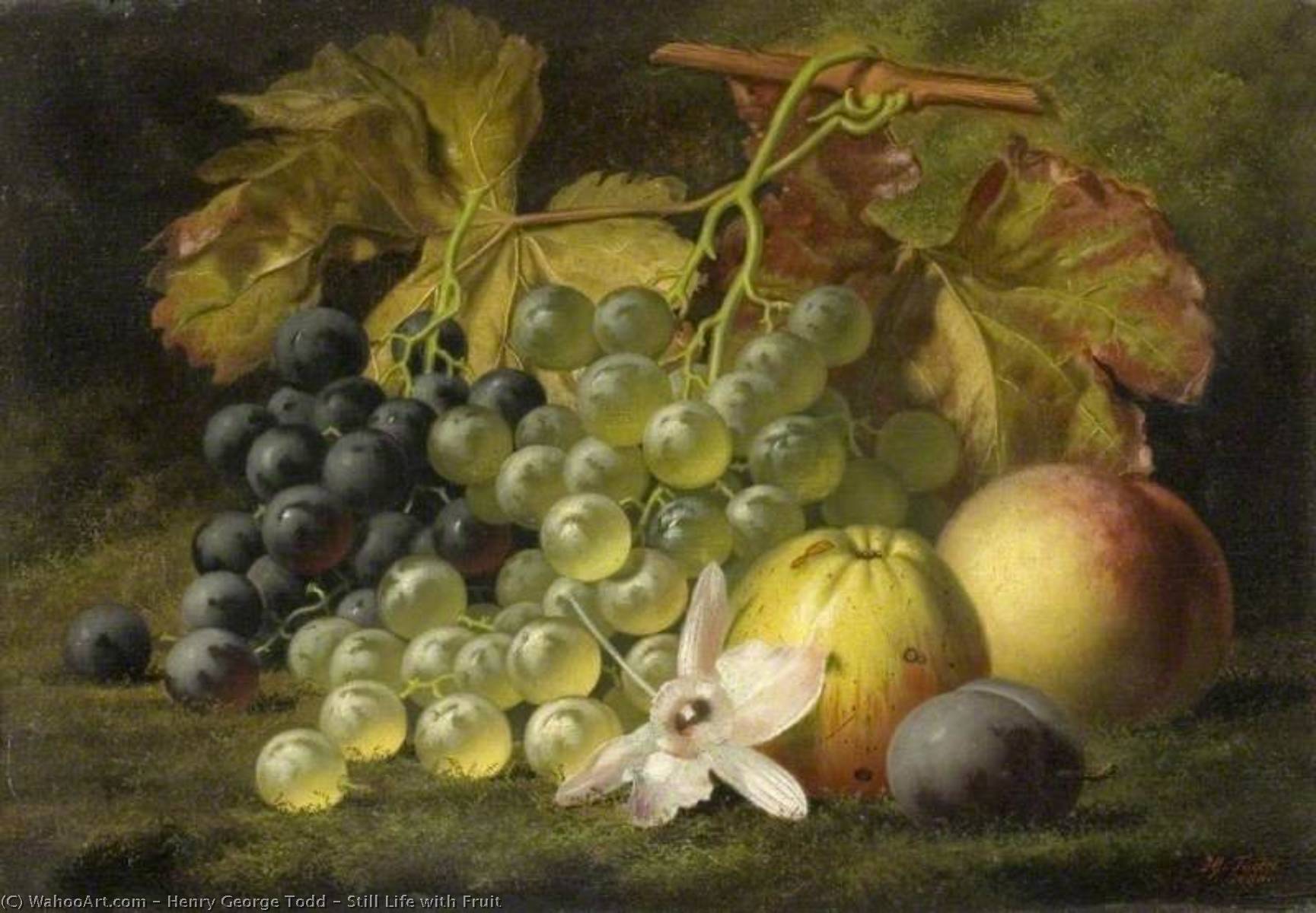 Buy Museum Art Reproductions Still Life with Fruit, 1886 by Henry George Todd (1847-1898) | ArtsDot.com