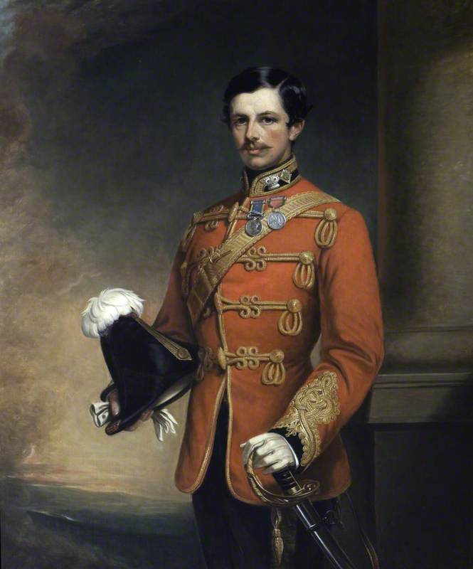 Sir William Ramsay Fairfax (1831–1902), 2nd Bt, of Maxton, as a Colonel in the Crimean War, 1859 by Attilio Baccani Attilio Baccani | ArtsDot.com