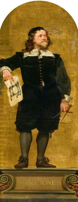 Inigo Jones (1573–1652) (design for a mosaic in the Victoria and Albert Museum), 1860 by Alfred Morgan Alfred Morgan | ArtsDot.com
