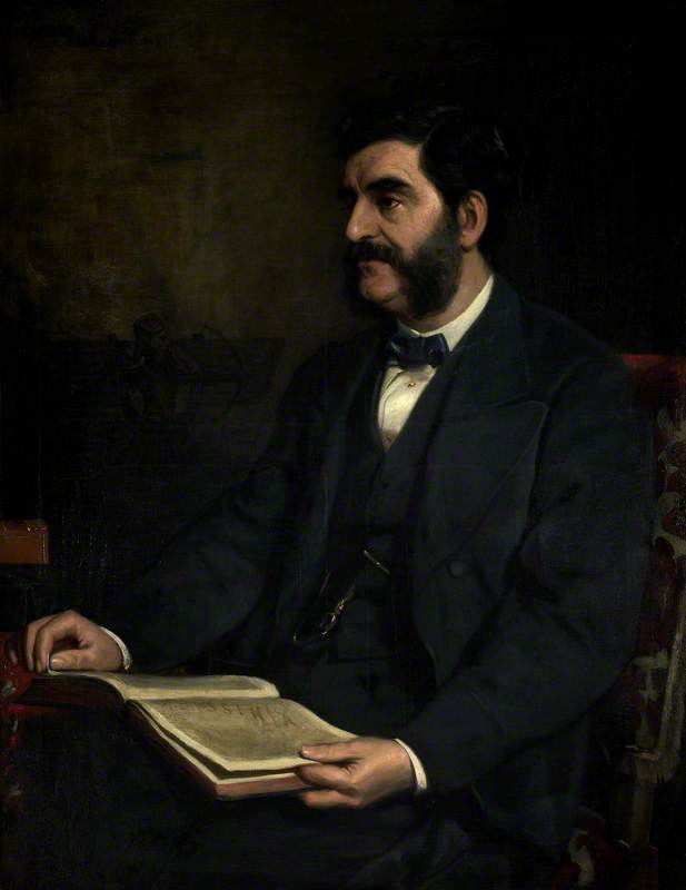 Hormuzd Rassam (1826–1910), 1869 by Arthur Ackland Hunt Arthur Ackland Hunt | ArtsDot.com