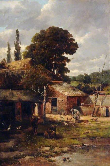Farmyard Scene, 1890 by Philippe Pavy Philippe Pavy | ArtsDot.com
