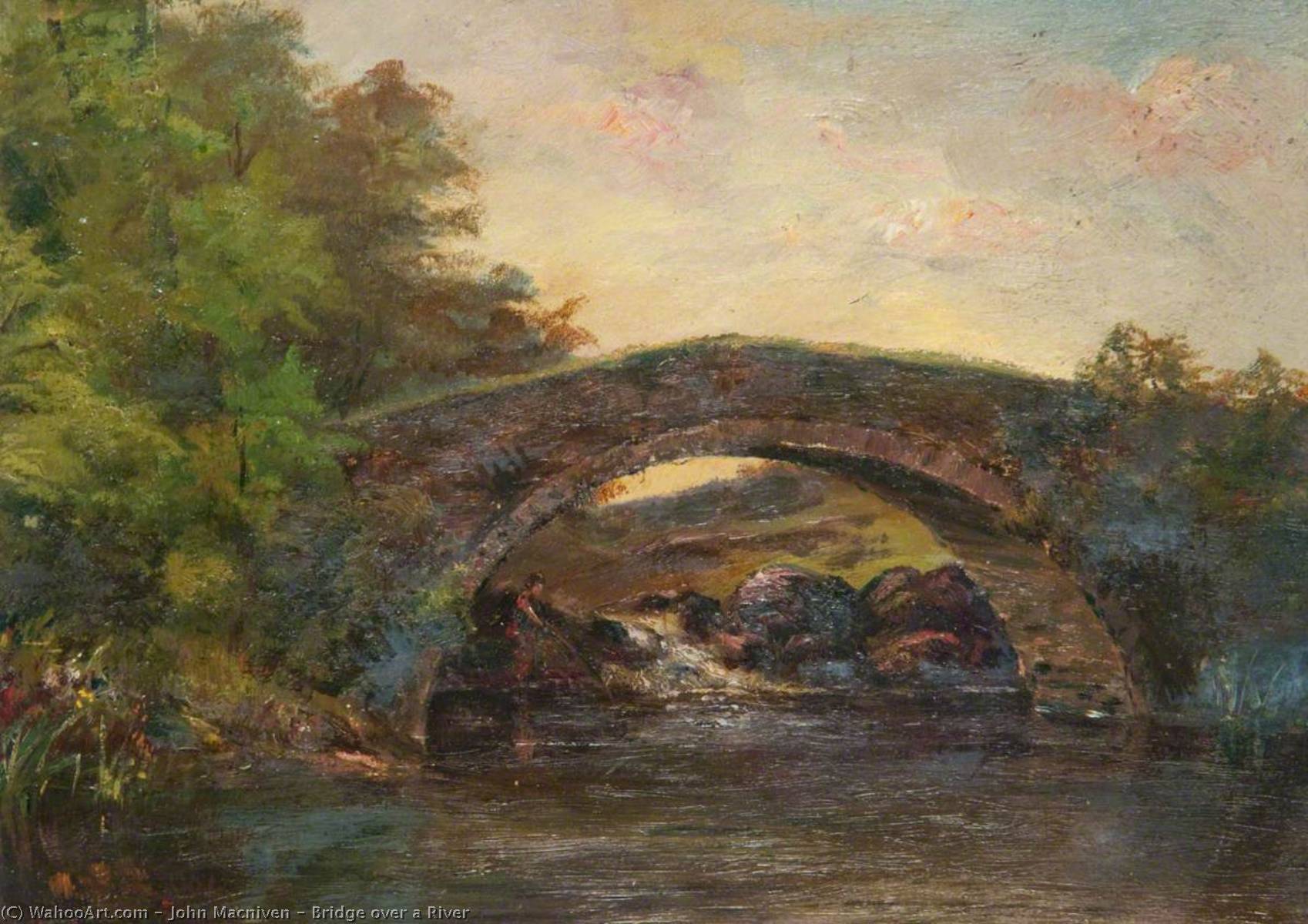 Bridge over a River by John Macniven John Macniven | ArtsDot.com