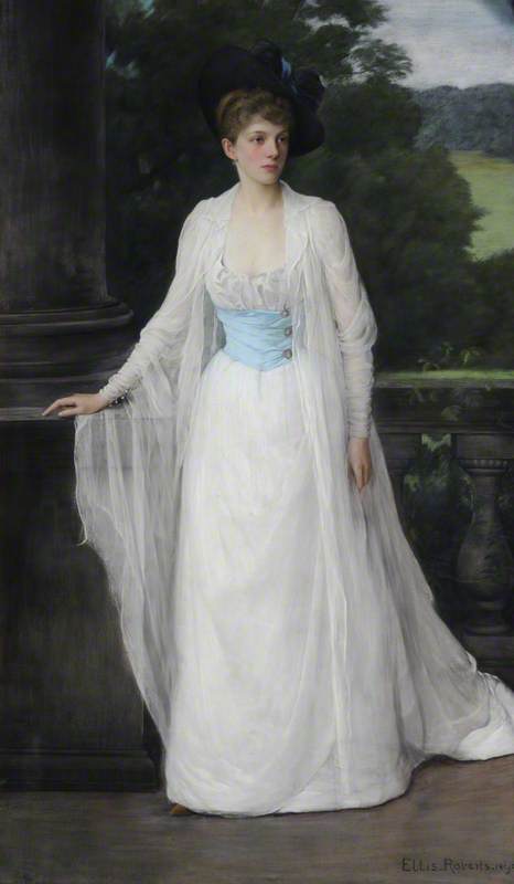 Order Paintings Reproductions Susannah West Wilson (1865–1943), Mrs John Graham Menzies, Later Lady Holford, 1890 by Ellis William Roberts (1860-1930) | ArtsDot.com