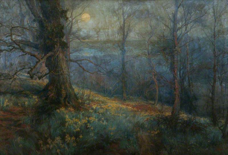 Whispering Eve, 1897 by William Gilbert Foster William Gilbert Foster | ArtsDot.com