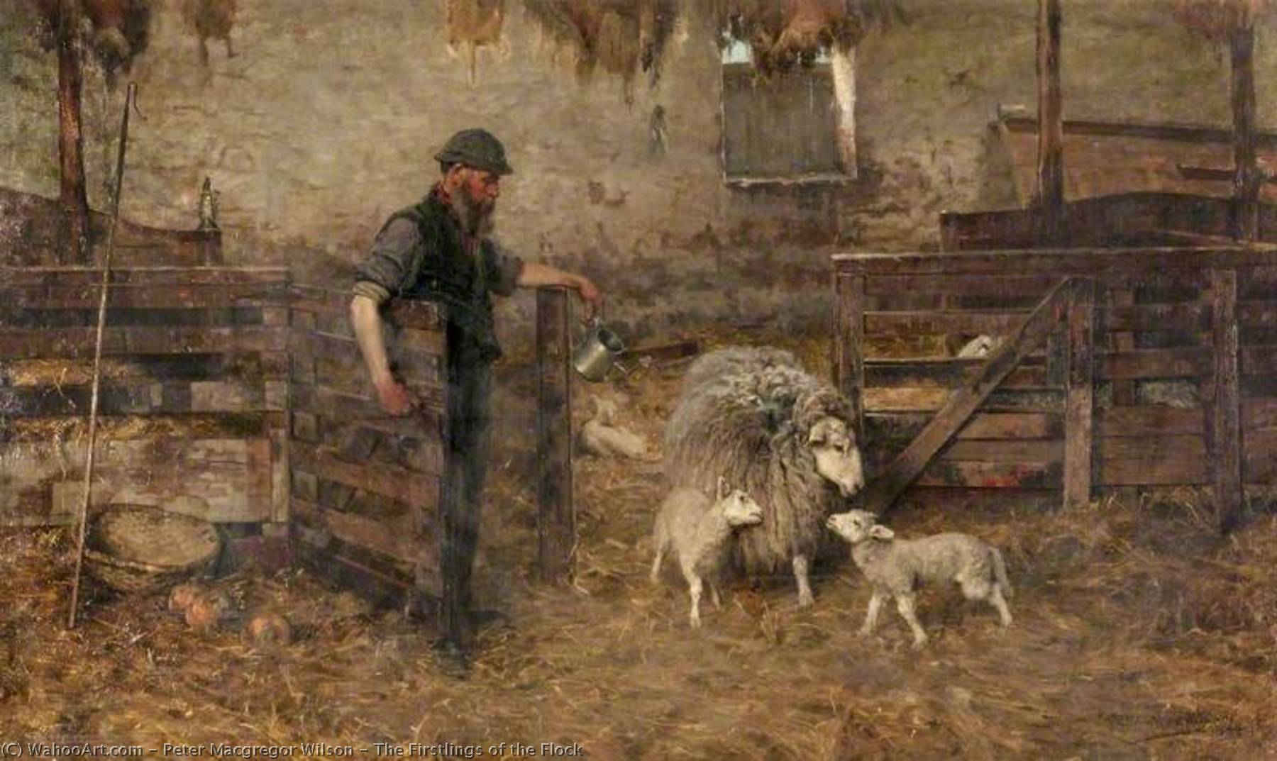 The Firstlings of the Flock, 1884 by Peter Macgregor Wilson Peter Macgregor Wilson | ArtsDot.com