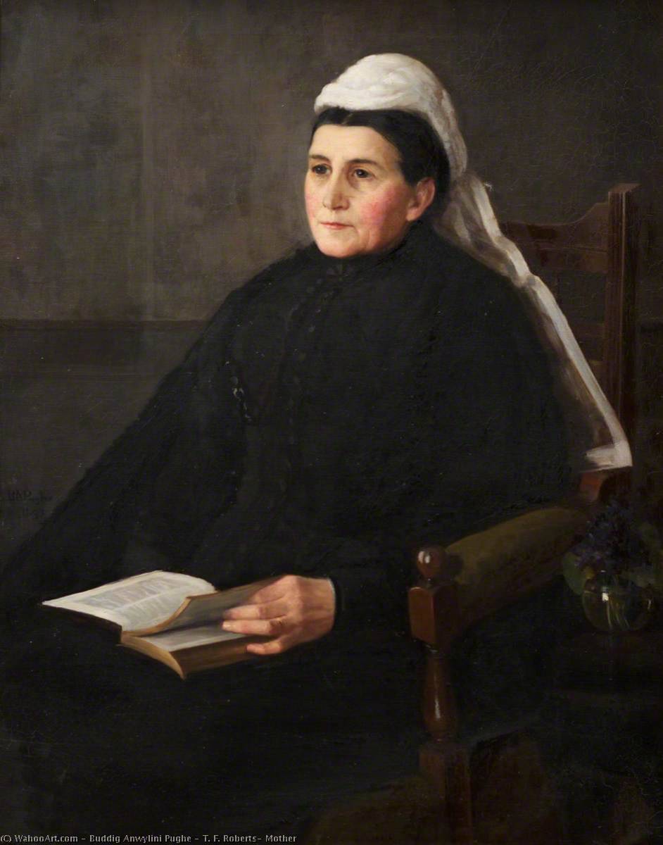 T. F. Roberts` Mother, 1893 by Buddig Anwylini Pughe Buddig Anwylini Pughe | ArtsDot.com