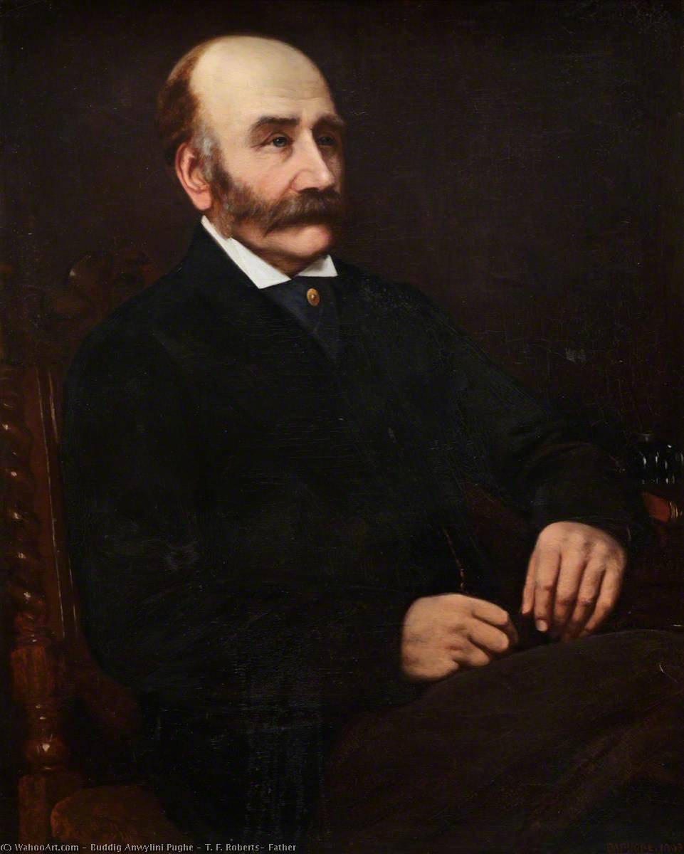 T. F. Roberts` Father, 1893 by Buddig Anwylini Pughe Buddig Anwylini Pughe | ArtsDot.com