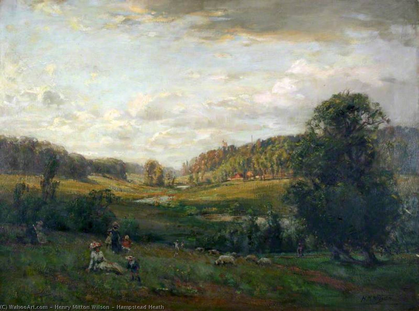 Hampstead Heath, 1911 by Henry Mitton Wilson Henry Mitton Wilson | ArtsDot.com