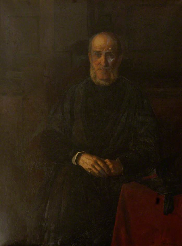 Dr D. P. Chase, Principal of St Mary`s Hall (1857–1902), 1878 by Charles Napier Kennedy Charles Napier Kennedy | ArtsDot.com