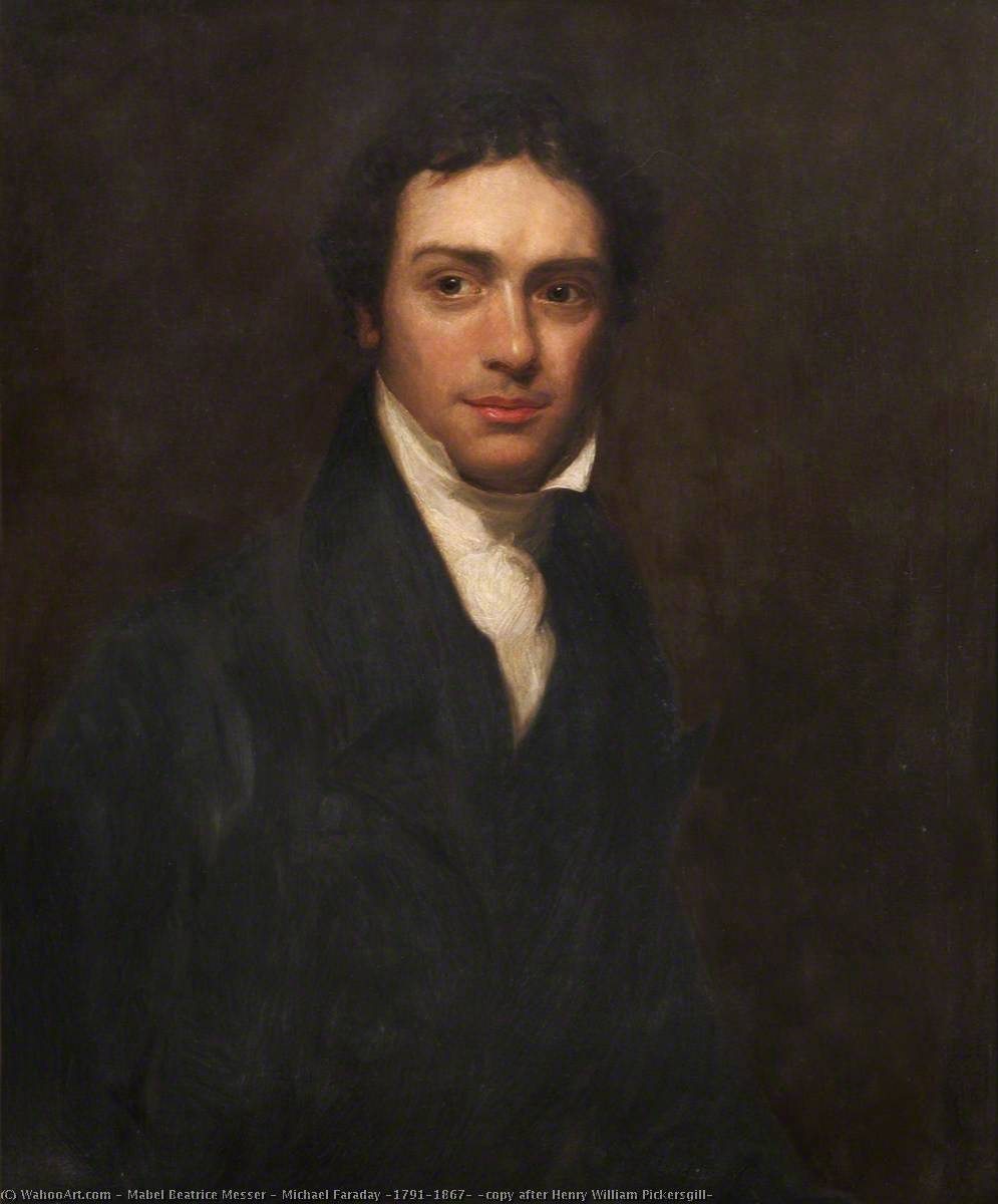 Michael Faraday(1791-1867)(Henry William Pickersgill之后的复印件), 1931 通过 Mabel Beatrice Messer Mabel Beatrice Messer | ArtsDot.com