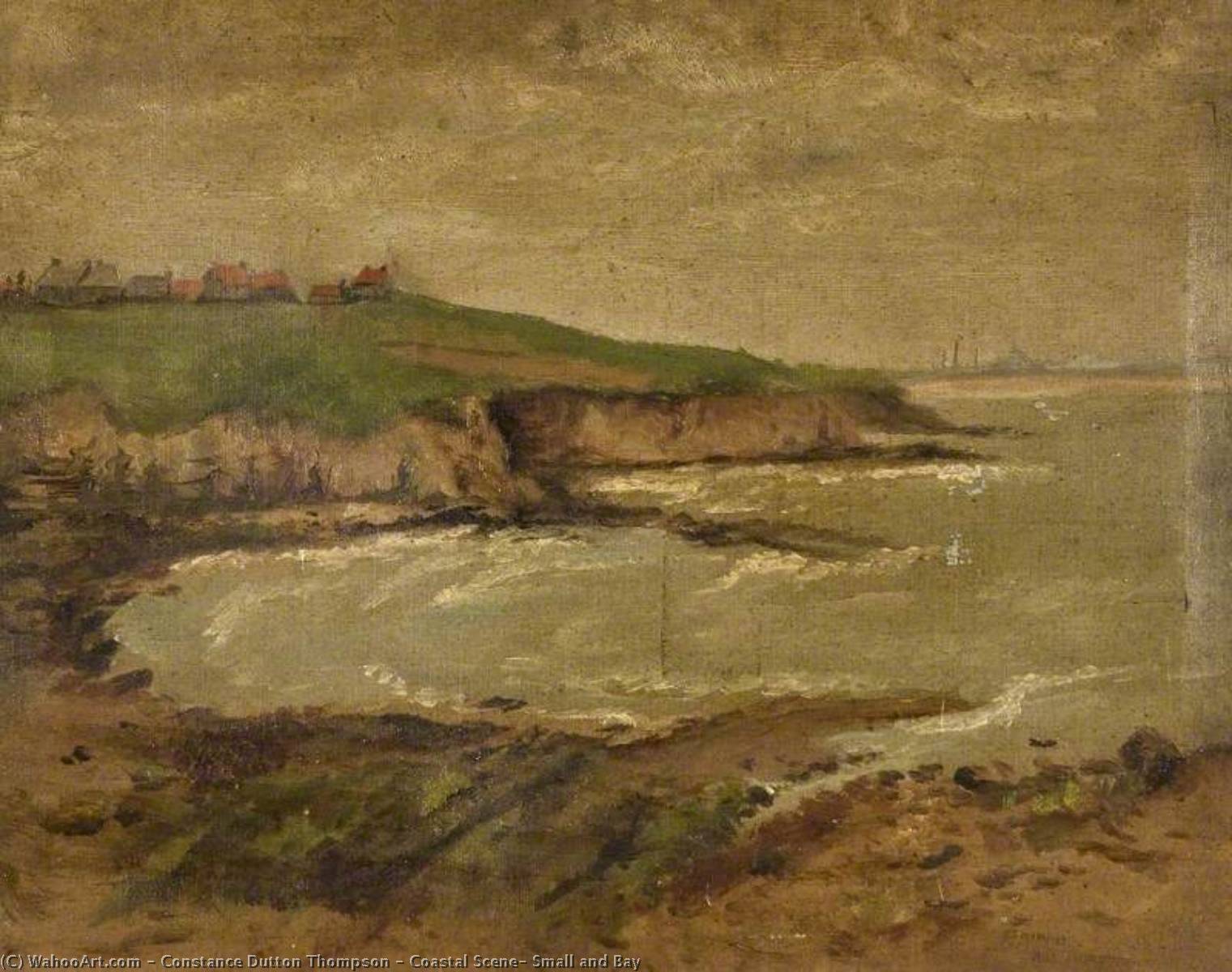 Coastal Scene, Small and Bay, 1908 by Constance Dutton Thompson Constance Dutton Thompson | ArtsDot.com