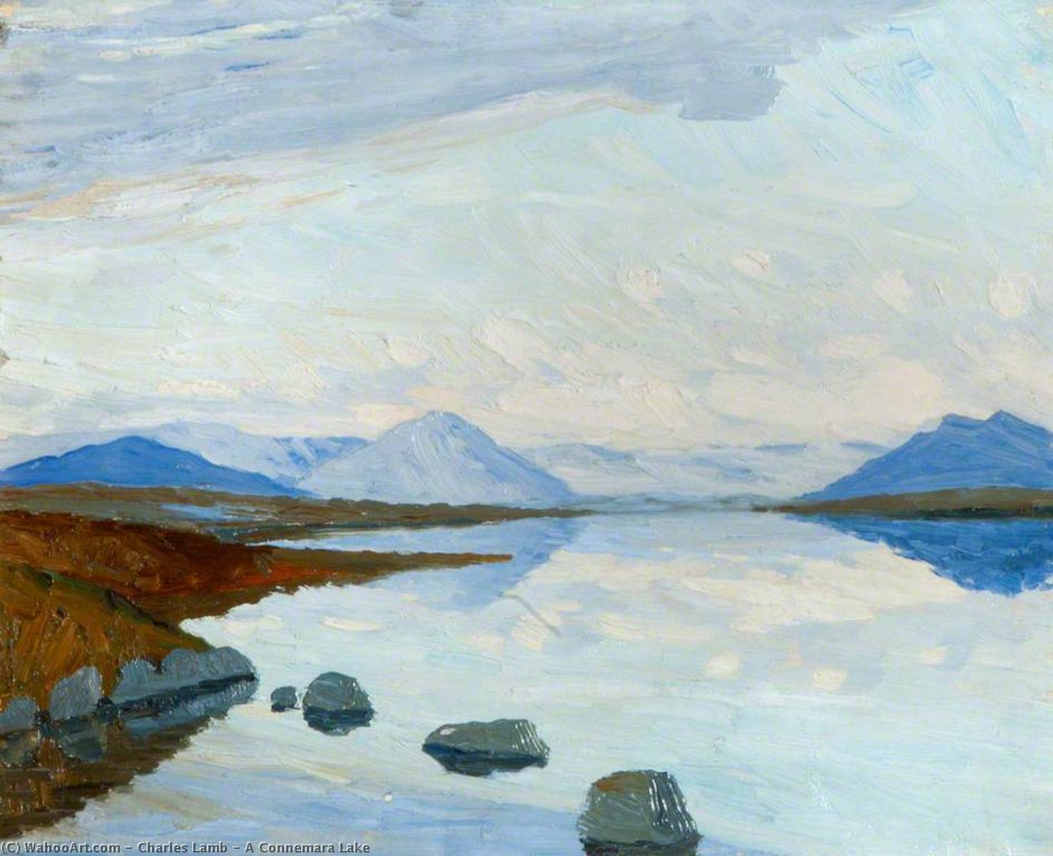 A Connemara Lake by Charles Lamb Charles Lamb | ArtsDot.com