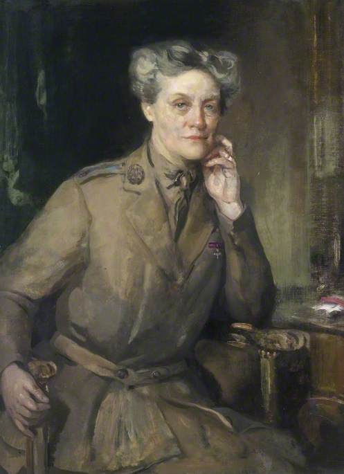 Mrs Chalmers, CBE, Director of QMAAC, 1921 by Cecile Walton Cecile Walton | ArtsDot.com